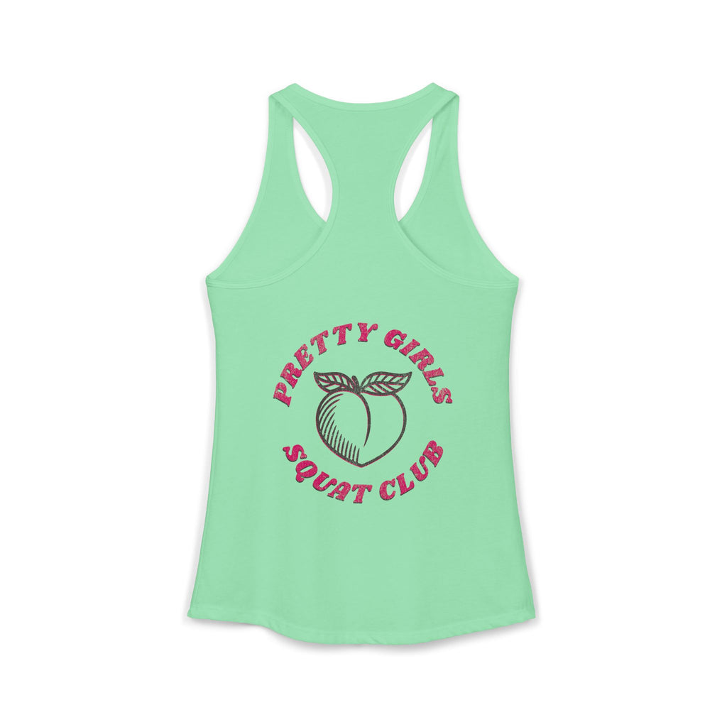 Life Happen Barre Helps Racerback Tank Top | Women's Workout Humor Shirt