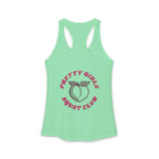Life Happen Barre Helps Racerback Tank Top | Women's Workout Humor Shirt
