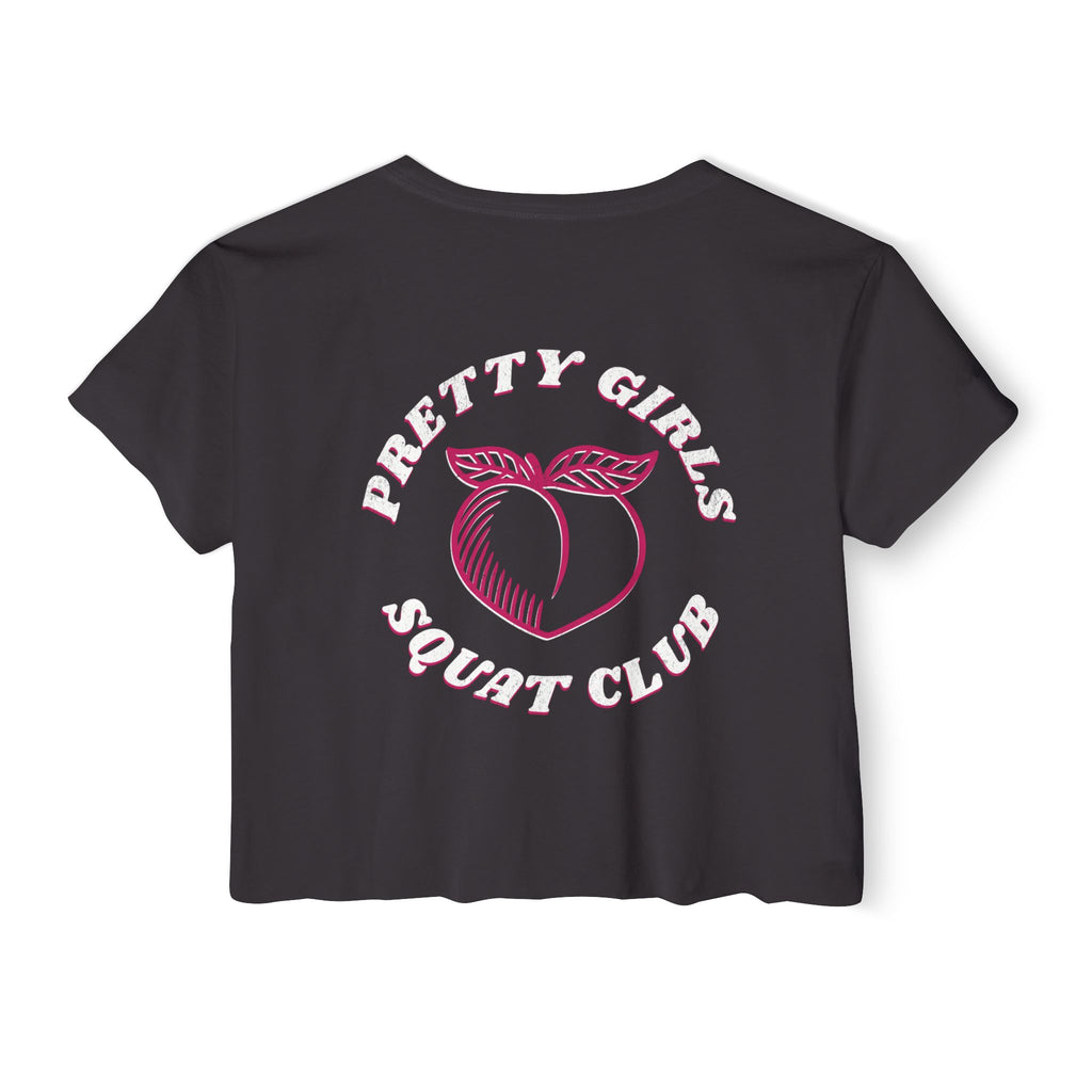 This Shirt Is Only for the Warm-up Crop T-shirt | Funny Women's Crossfit Gym T-shirt
