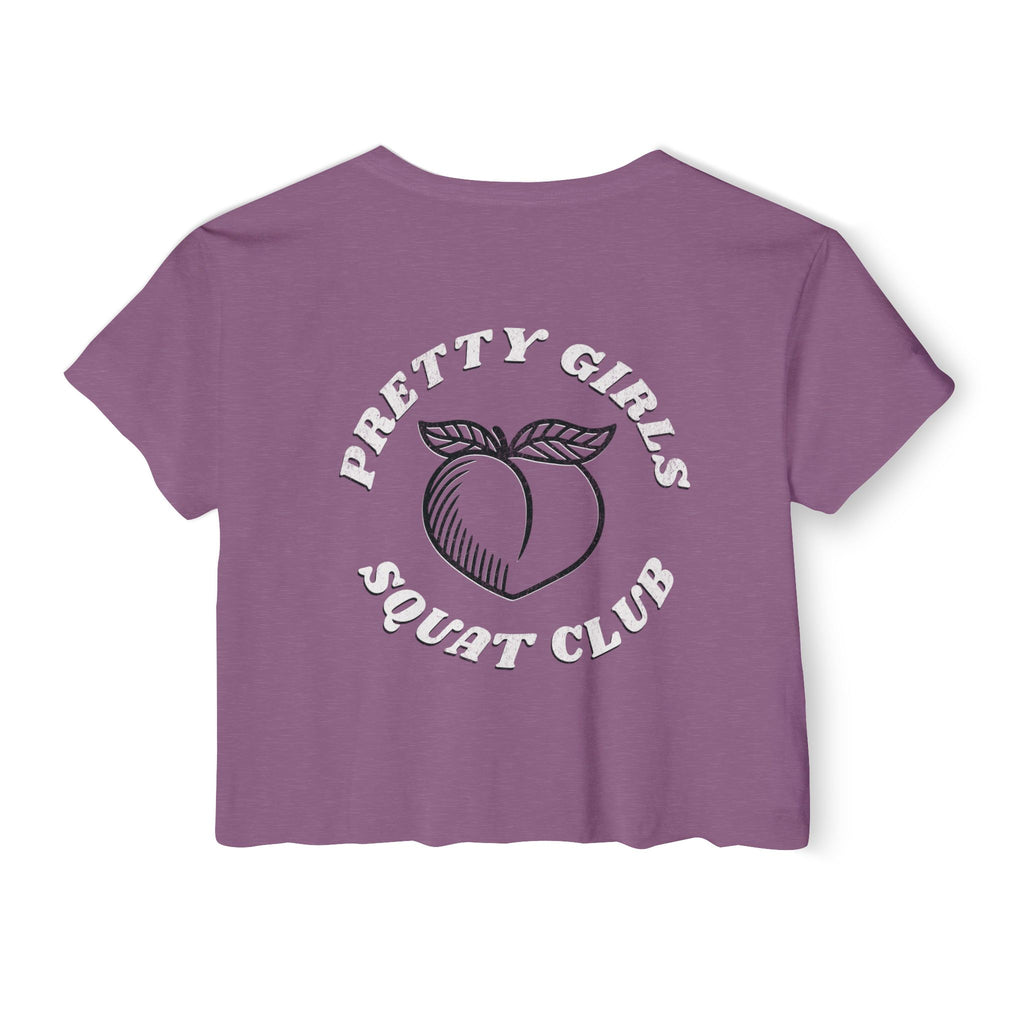 This Shirt Is Only for the Warm-up Crop T-shirt | Funny Women's Crossfit Gym T-shirt