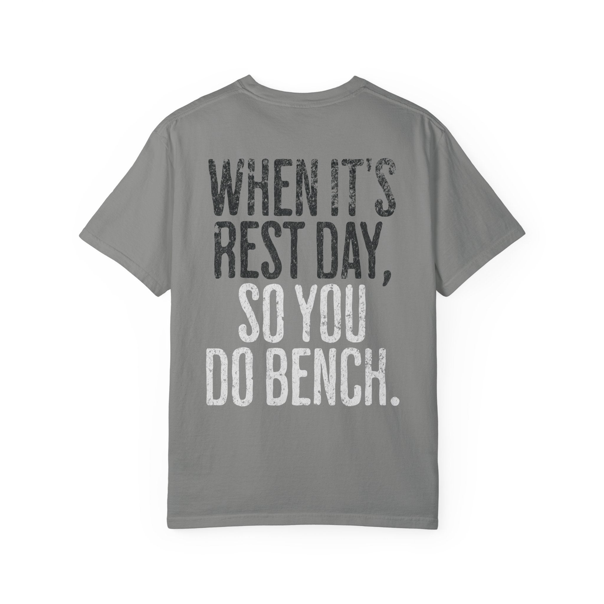 When it's Rest Day Workout T-shirt | Unisex Crossfit Gym Tee