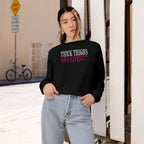 Thick Thighs Save Lives Cropped Pullover | Animal Rescue Workout Sweatshirt