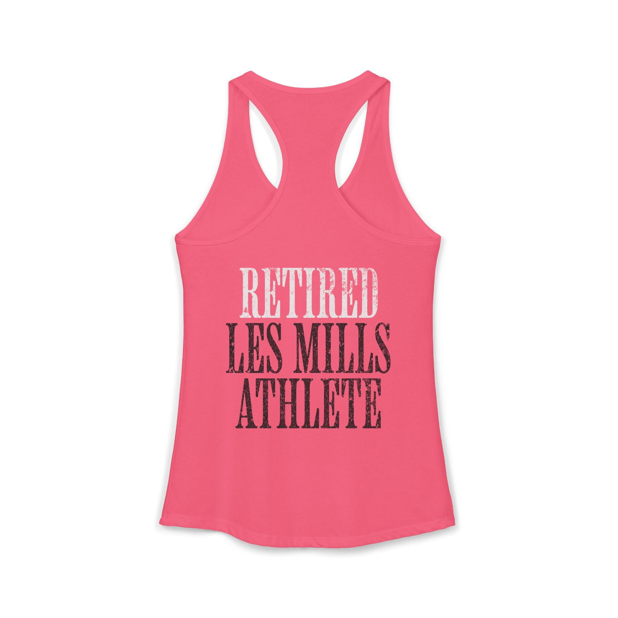 Retired Les Mills Athlete Workout Racerback Tank | Women's Gym Humor Top