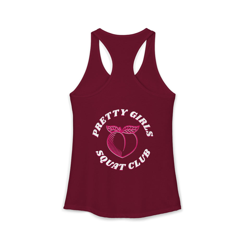 My Workout Routine Fitness Racerback Tank