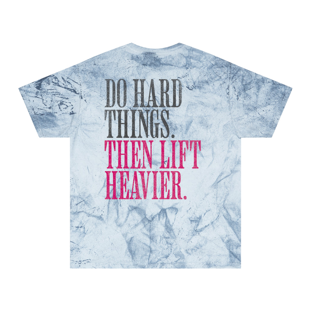 Do Hard Things Then Lift Heavier T-shirt | Motivational Fitness Humor Tee