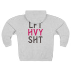 Lift Heavy Sht Zip Up Hoodie | Funny Women's Workout Sweatshirt