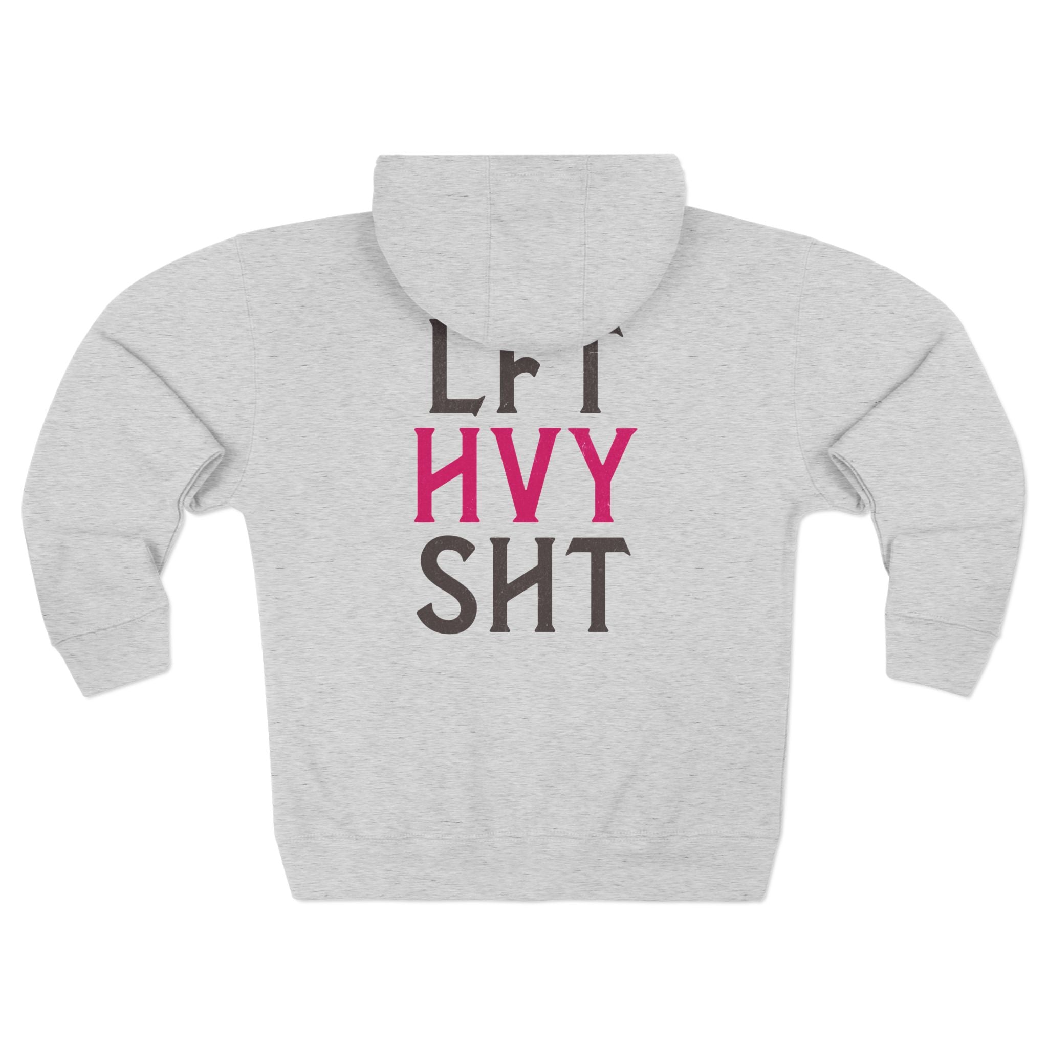 Lift Heavy Sht Zip Up Hoodie | Funny Women's Workout Sweatshirt