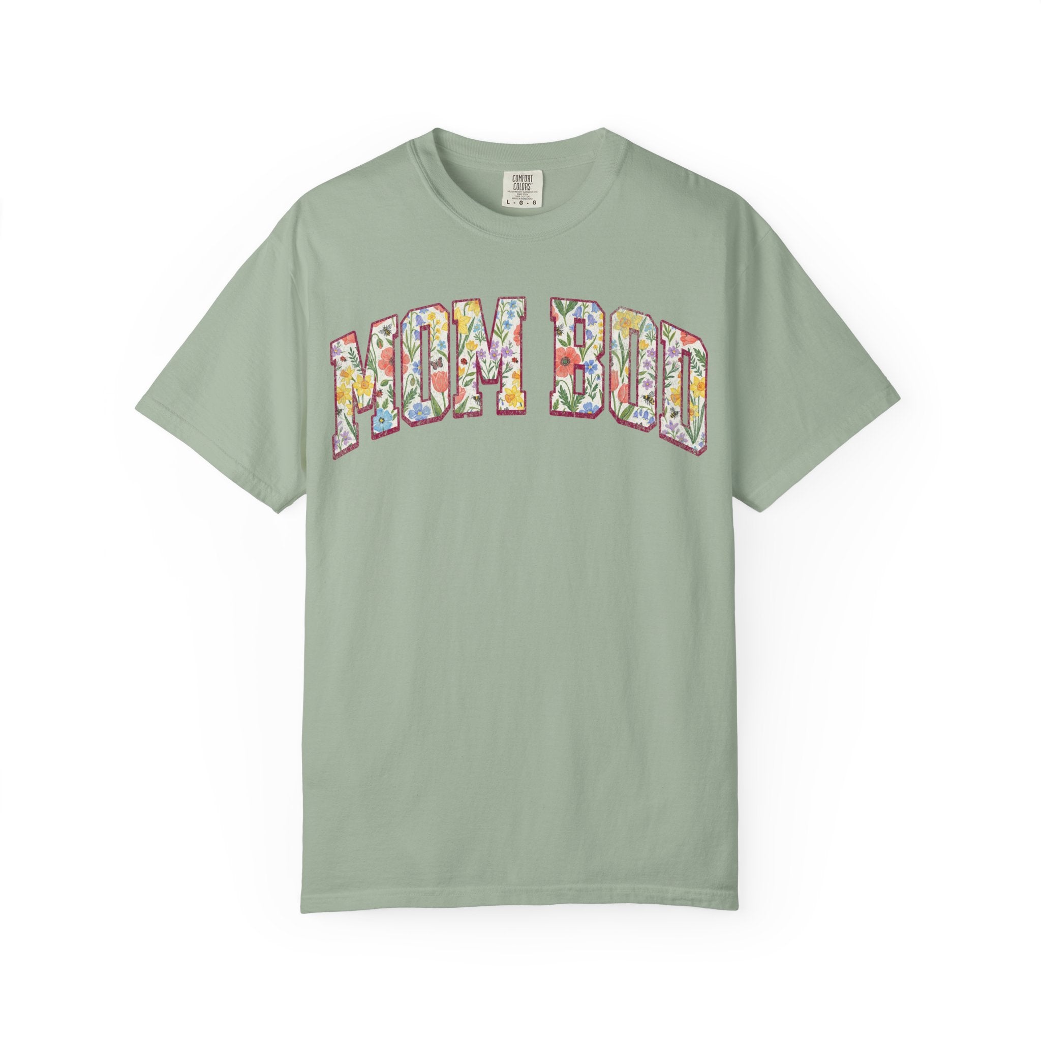 Mom Bod Floral T-shirt — Mothers Day Comfort Colors Tee