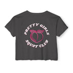 This Shirt Is Only for the Warm-up Crop T-shirt | Funny Women's Crossfit Gym T-shirt