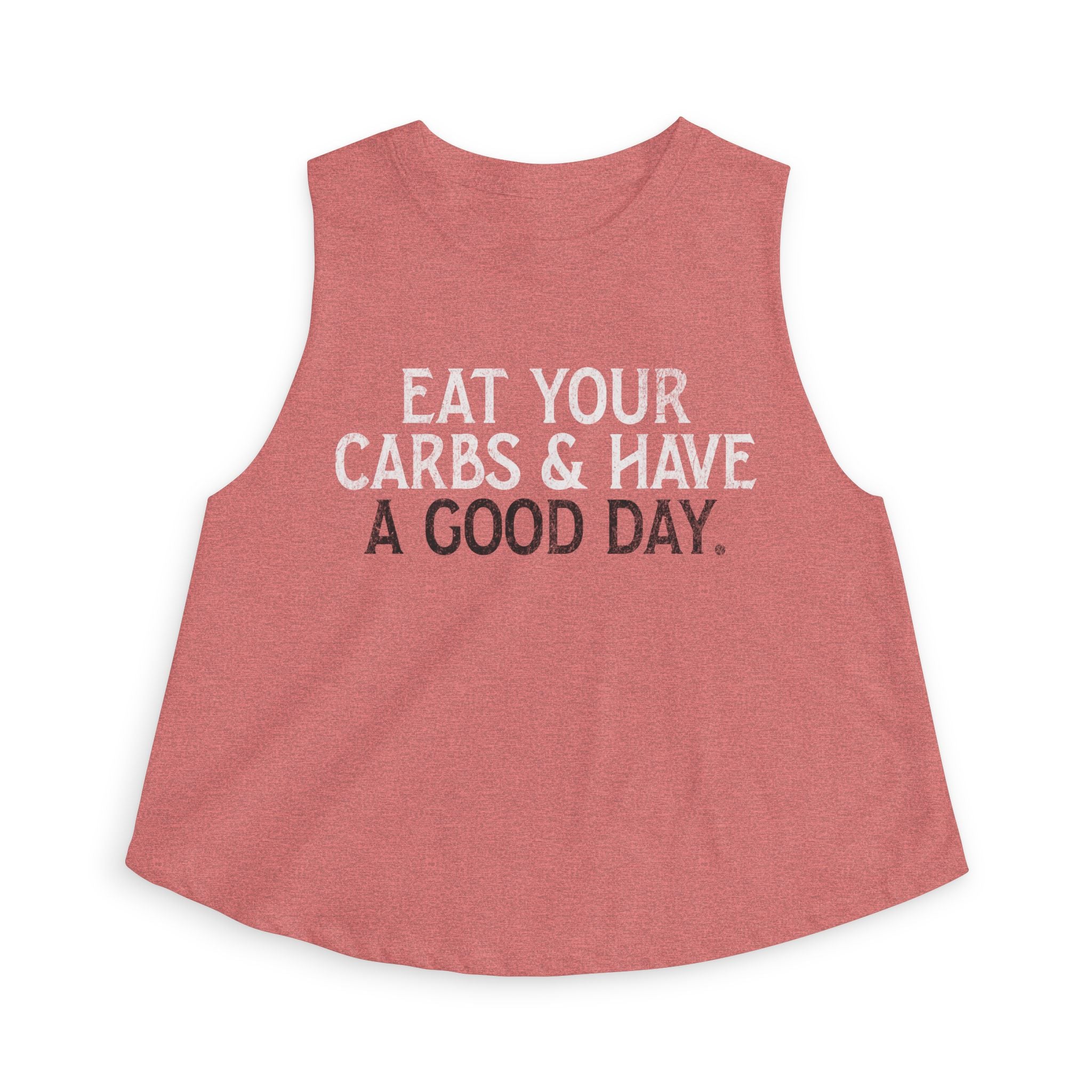 Eat Your Carbs Crop Top | Women's Funny Crossfit Tank Top