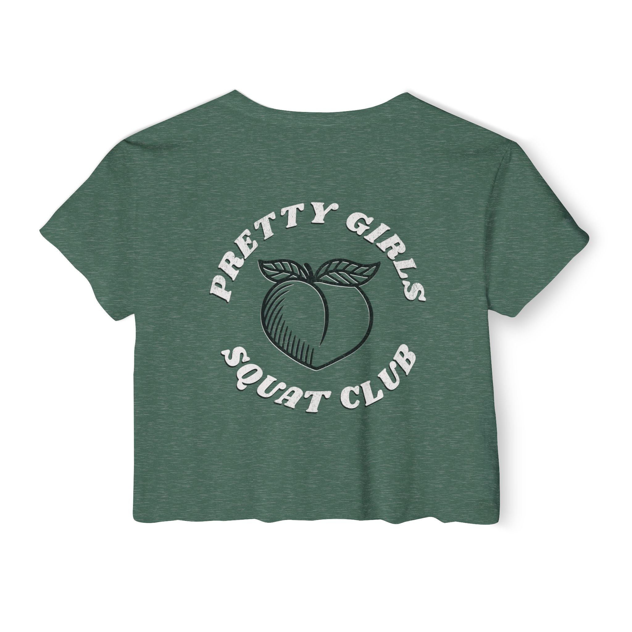 This Shirt Is Only for the Warm-up Crop T-shirt | Funny Women's Crossfit Gym T-shirt