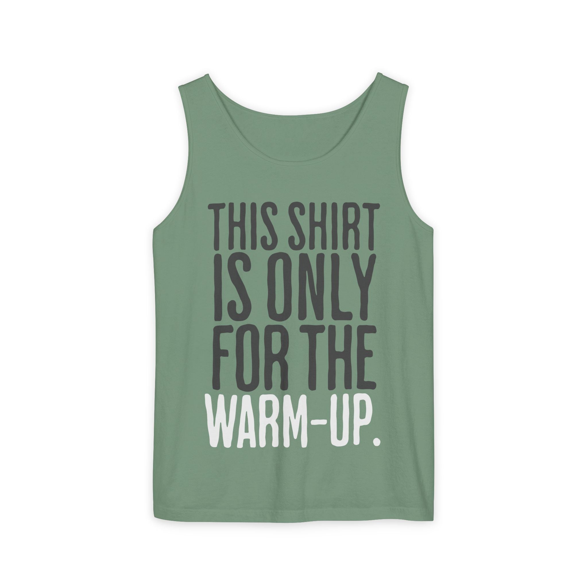 This Shirt is Only for the Warm Up Tank Funny Crossfit Shirt Gym Humor Top Workout T-shirt