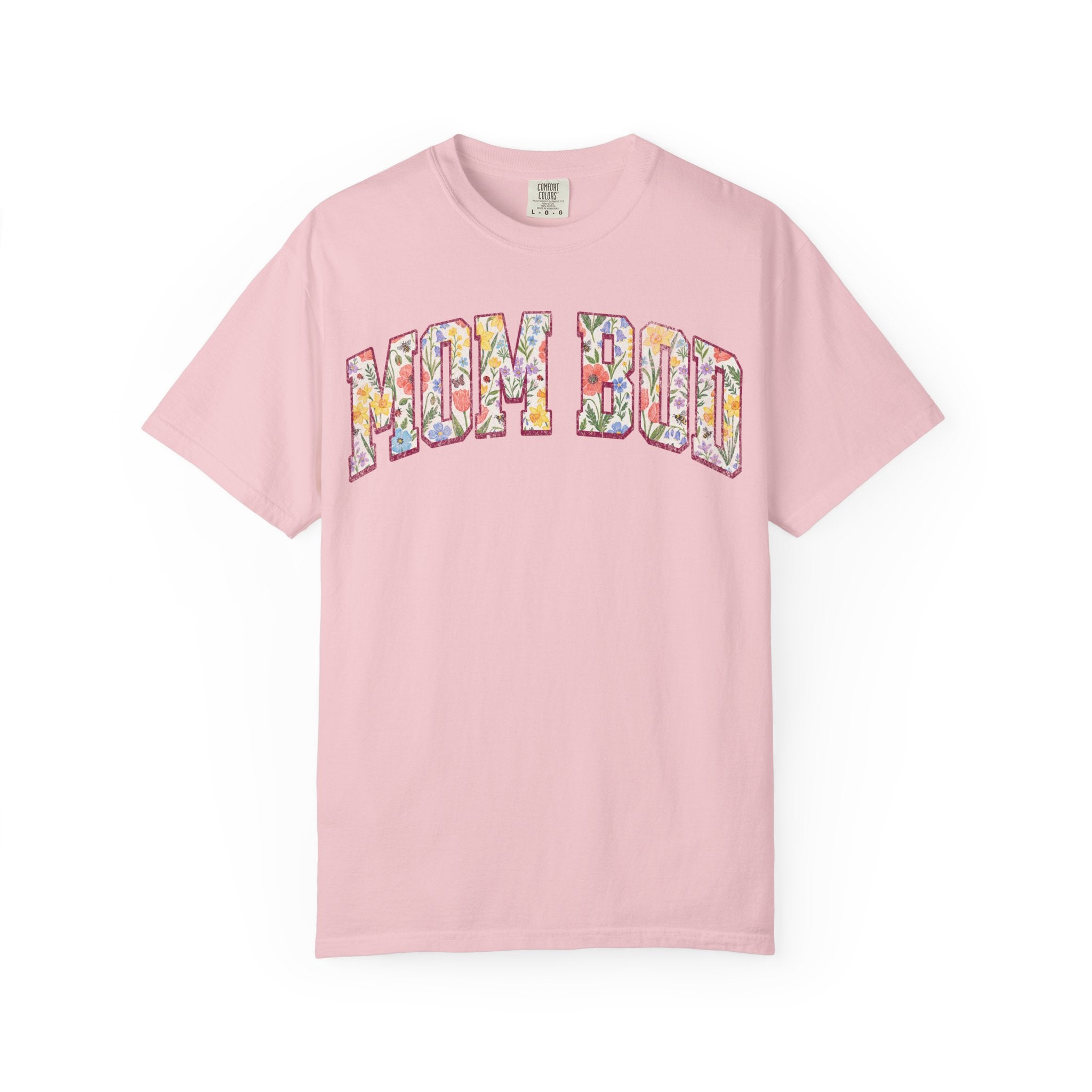 Mom Bod Floral T-shirt — Mothers Day Comfort Colors Tee