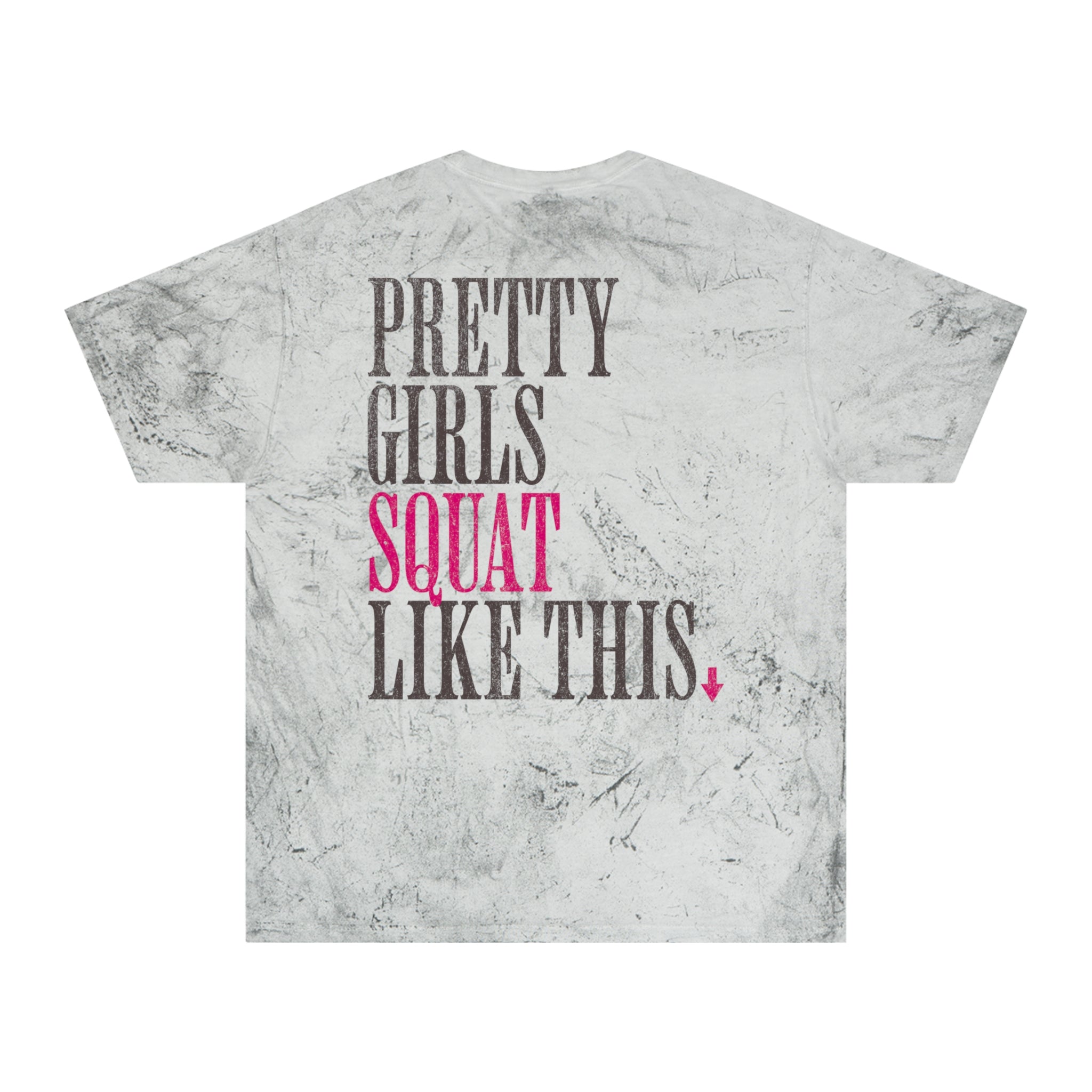 Pretty Girls Squat Like This T-shirt | Gym Humor Women's Workout Tee