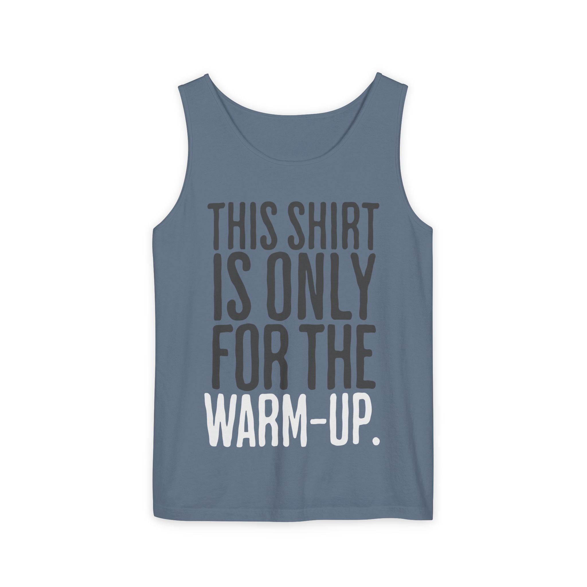 This Shirt is Only for the Warm Up Tank Funny Crossfit Shirt Gym Humor Top Workout T-shirt