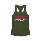 My Workout Routine Fitness Racerback Tank