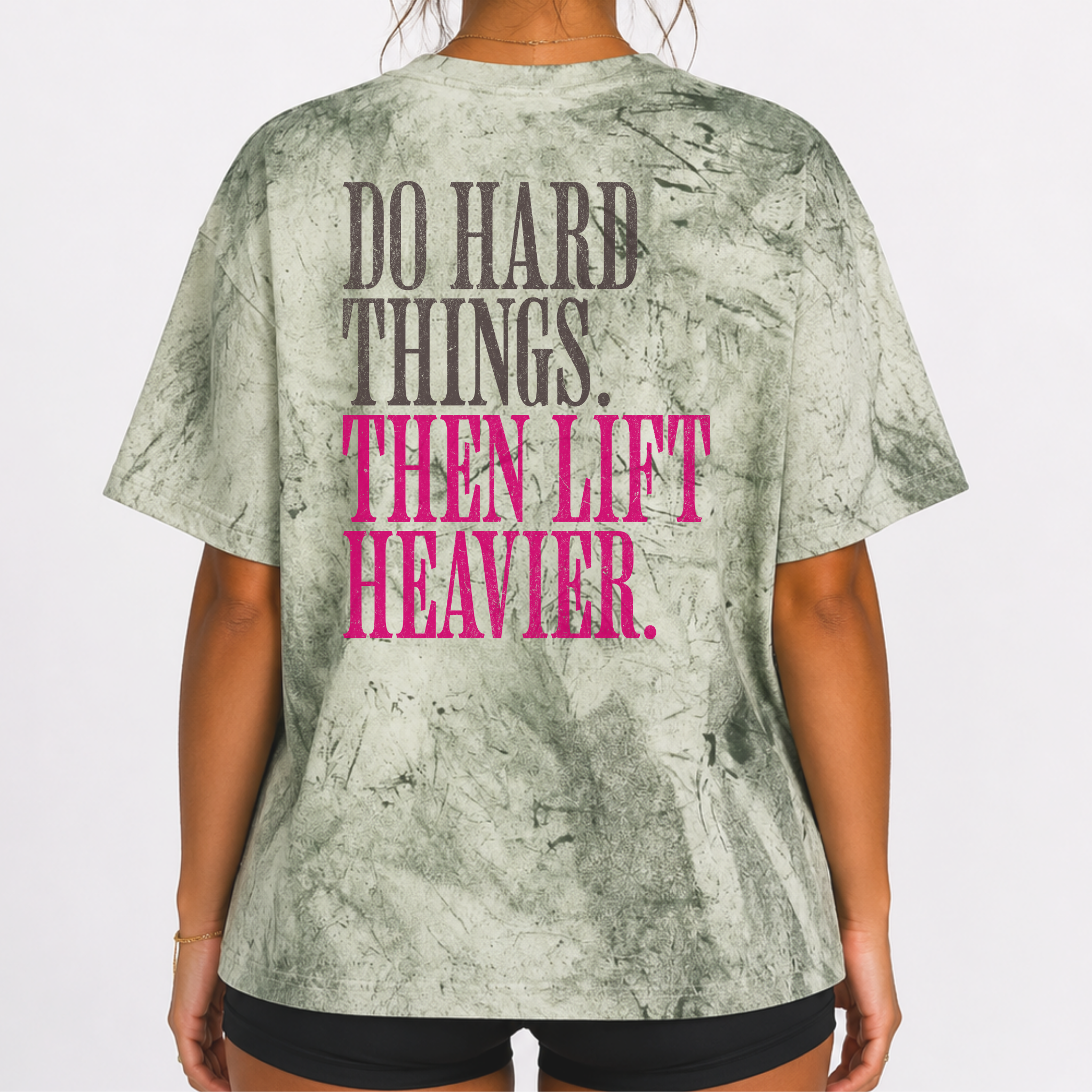 Do Hard Things Then Lift Heavier T-shirt | Gym Motivation Workout Tee