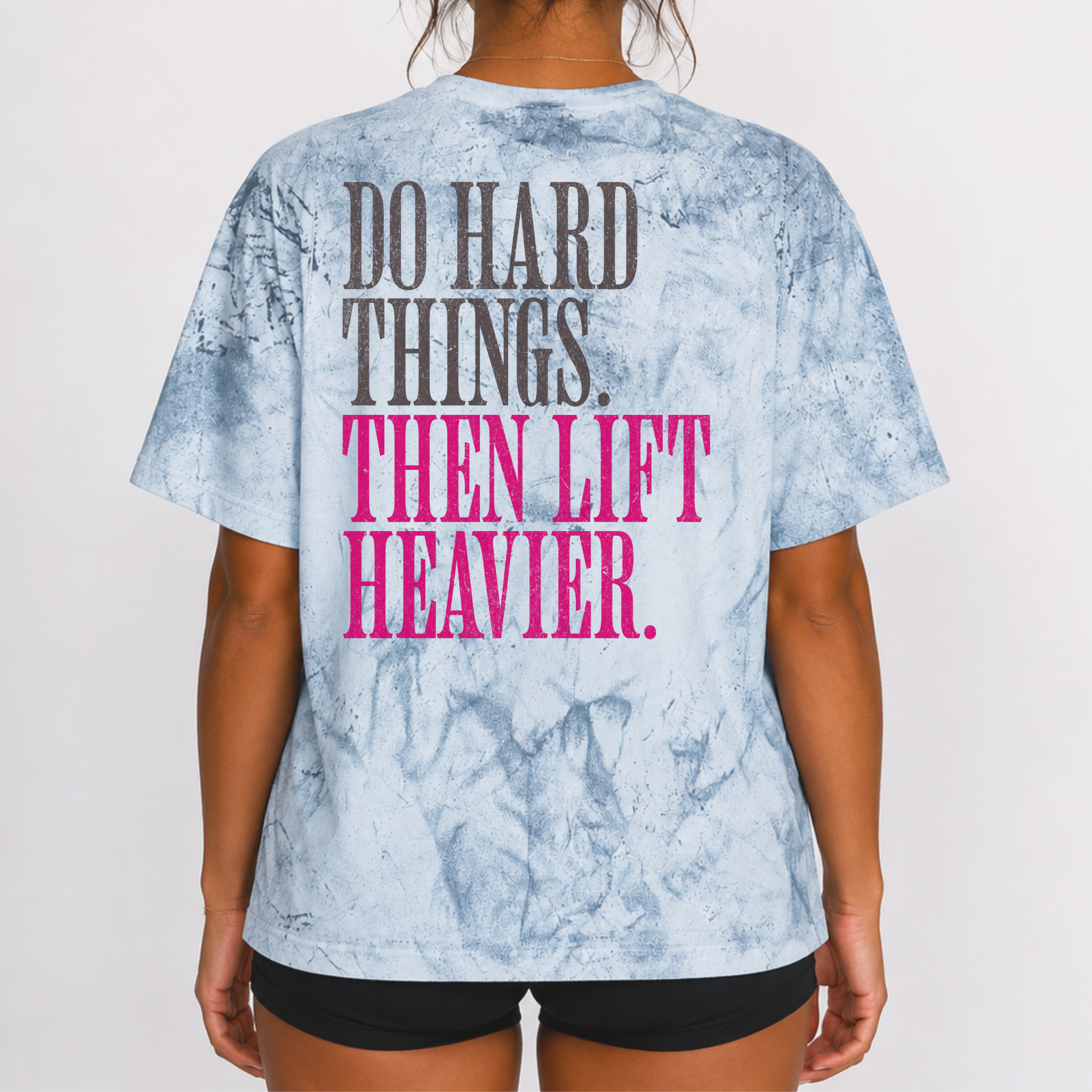 Do Hard Things Then Lift Heavier T-shirt | Gym Motivation Workout Tee