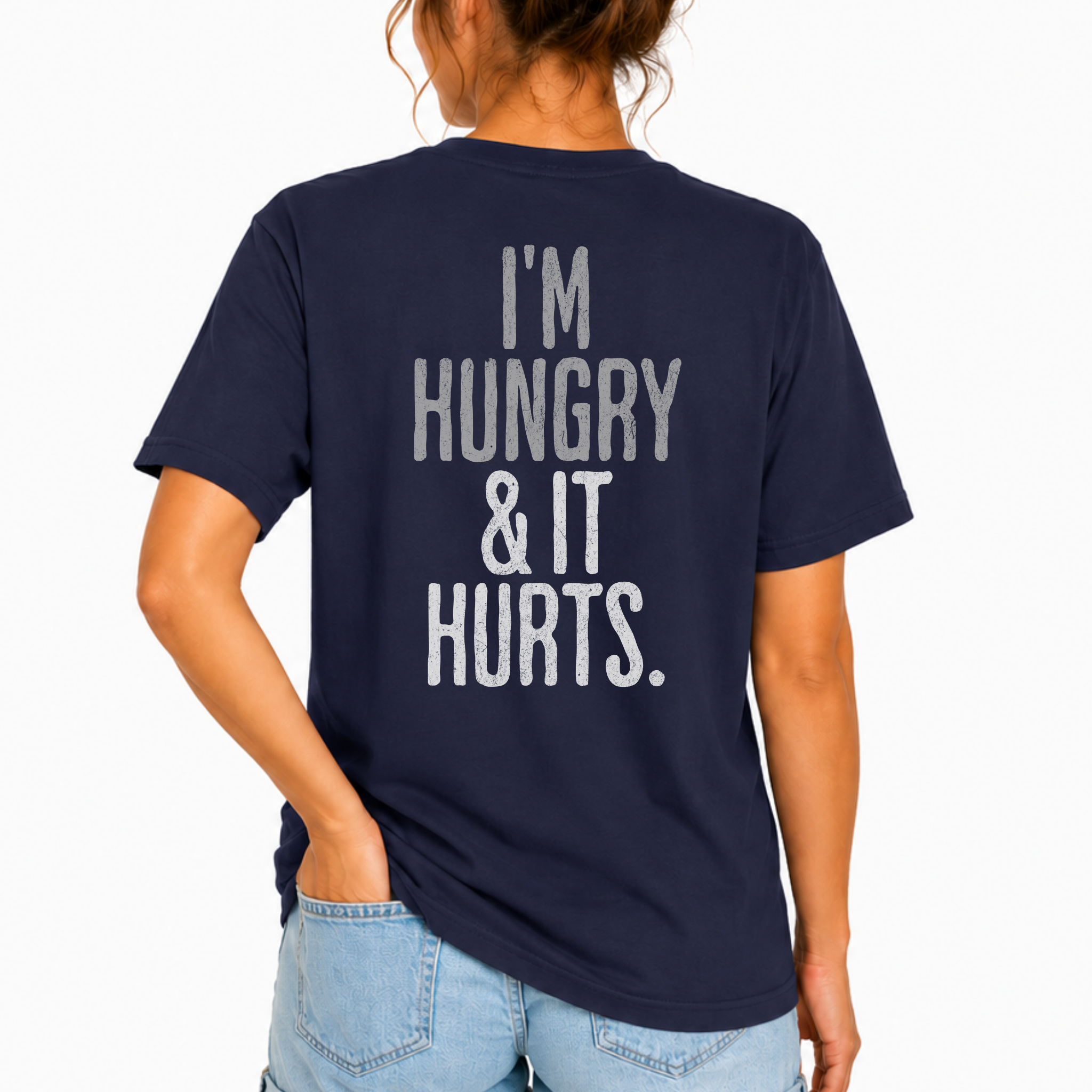 I'm Hungry & It Hurts Crossfit T-shirt | Unisex Fitness Humor Tee