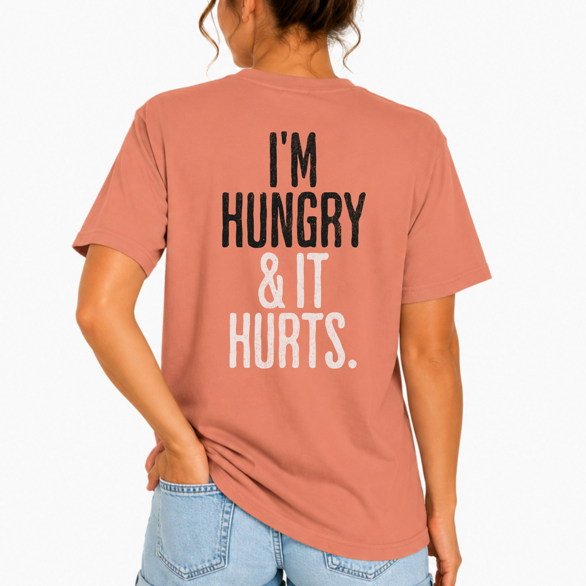 I'm Hungry & It Hurts Crossfit T-shirt | Unisex Fitness Humor Tee