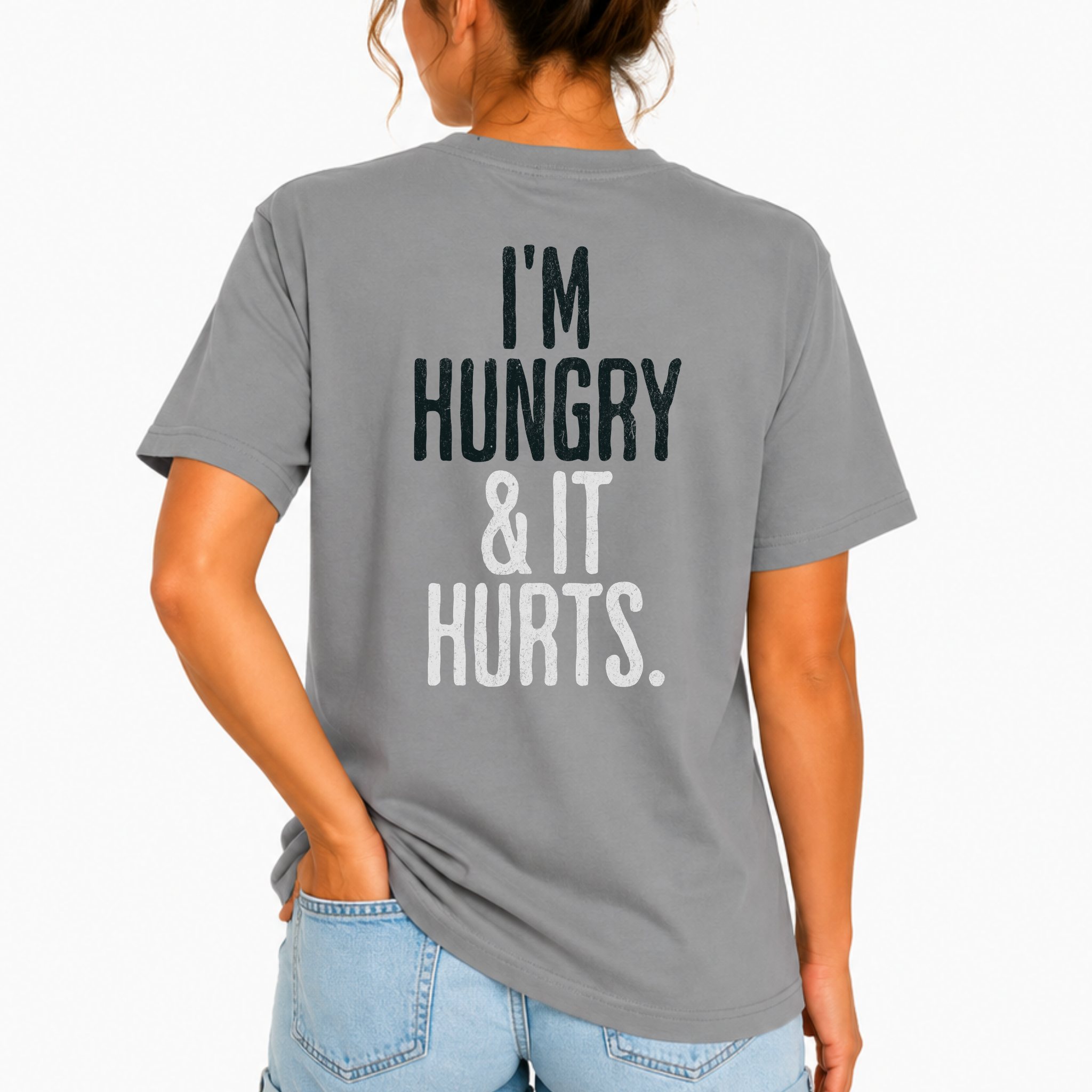 I'm Hungry & It Hurts Crossfit T-shirt | Unisex Fitness Humor Tee