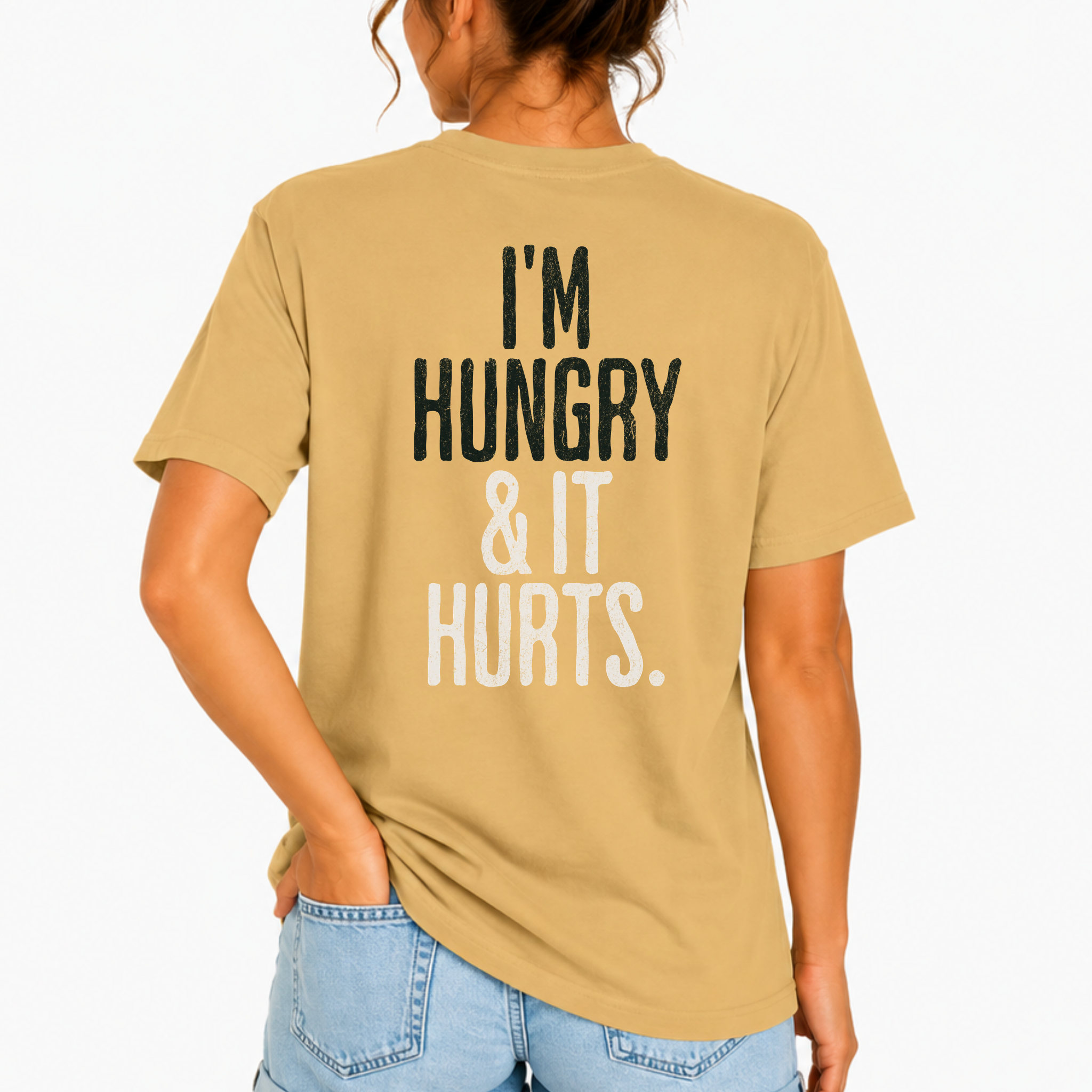 I'm Hungry & It Hurts Crossfit T-shirt | Unisex Fitness Humor Tee