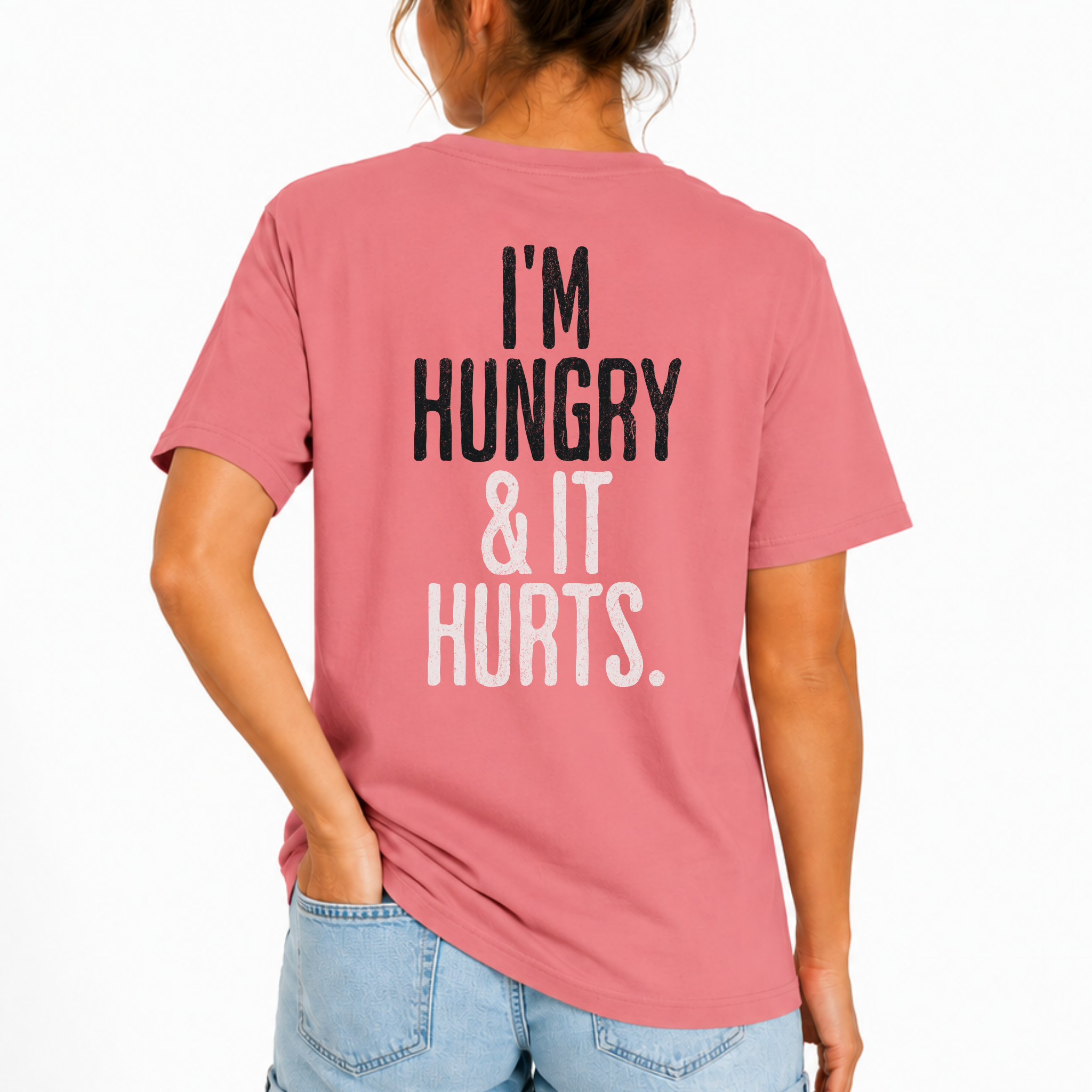 I'm Hungry & It Hurts Crossfit T-shirt | Unisex Fitness Humor Tee
