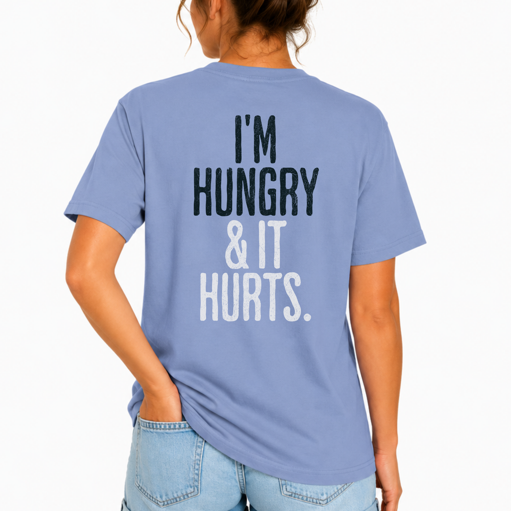I'm Hungry & It Hurts Crossfit T-shirt | Unisex Fitness Humor Tee