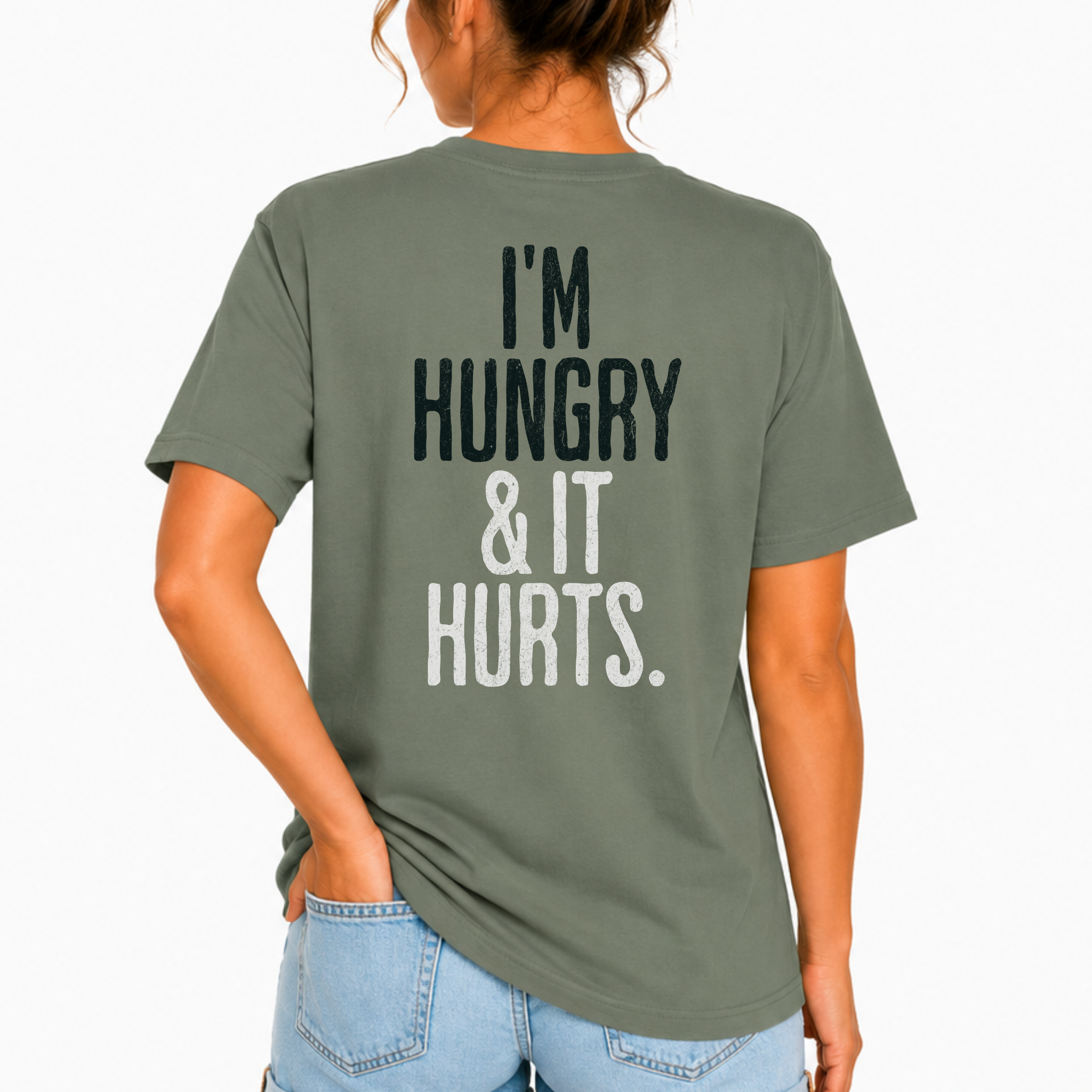 I'm Hungry & It Hurts Crossfit T-shirt | Unisex Fitness Humor Tee