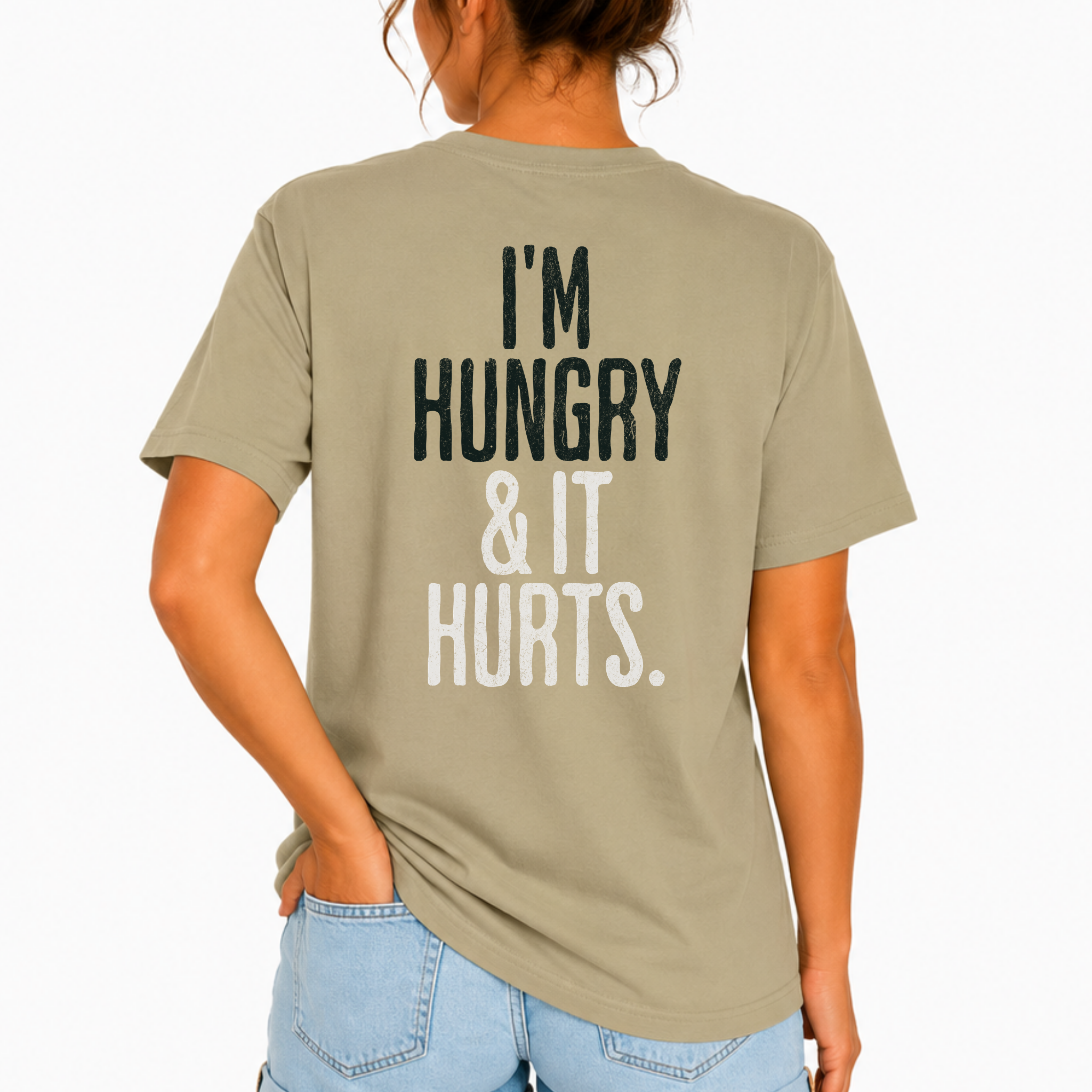 I'm Hungry & It Hurts Crossfit T-shirt | Unisex Fitness Humor Tee