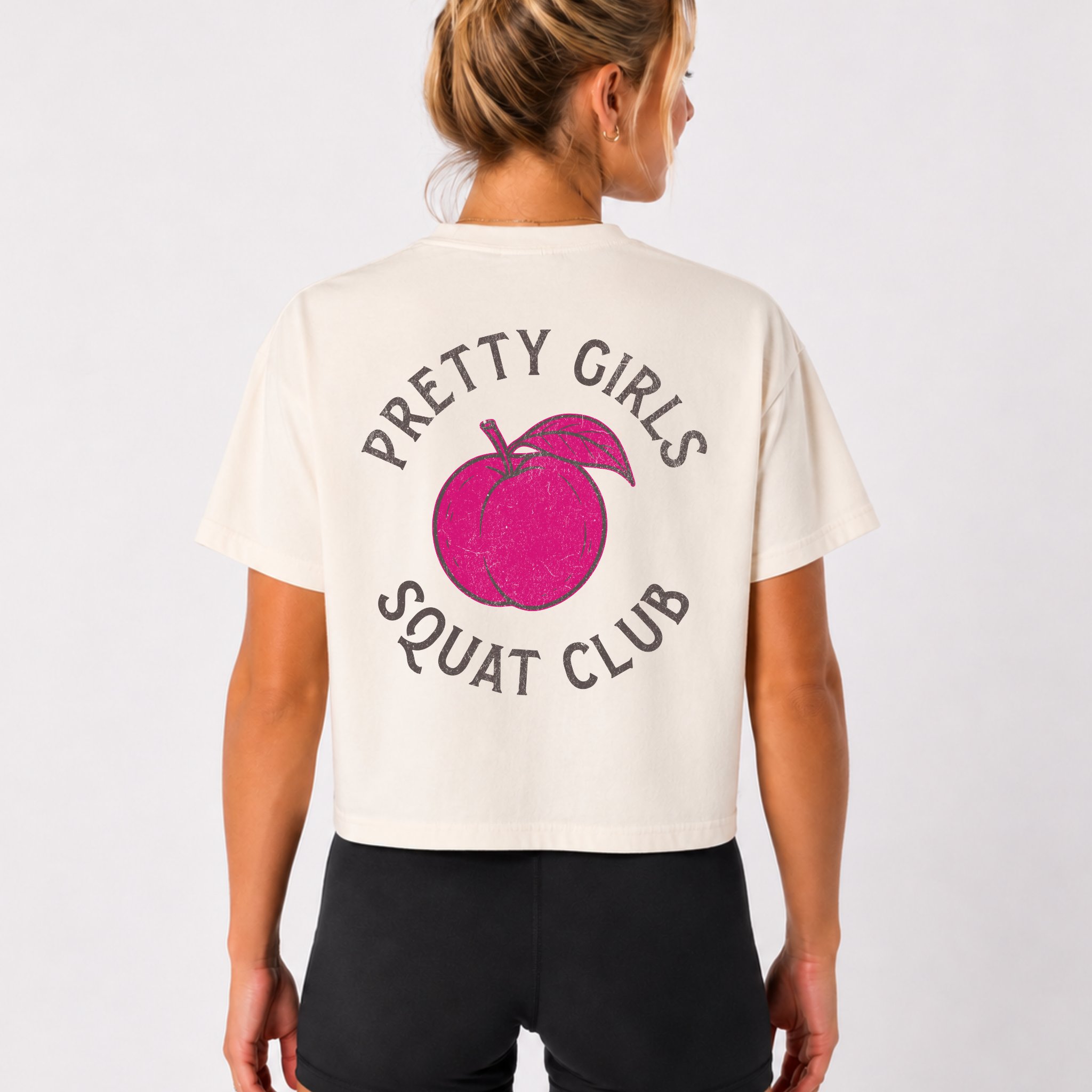 This Shirt Is Only For The Warm-Up Boxy T-shirt | Crossfit Workout Crop Top