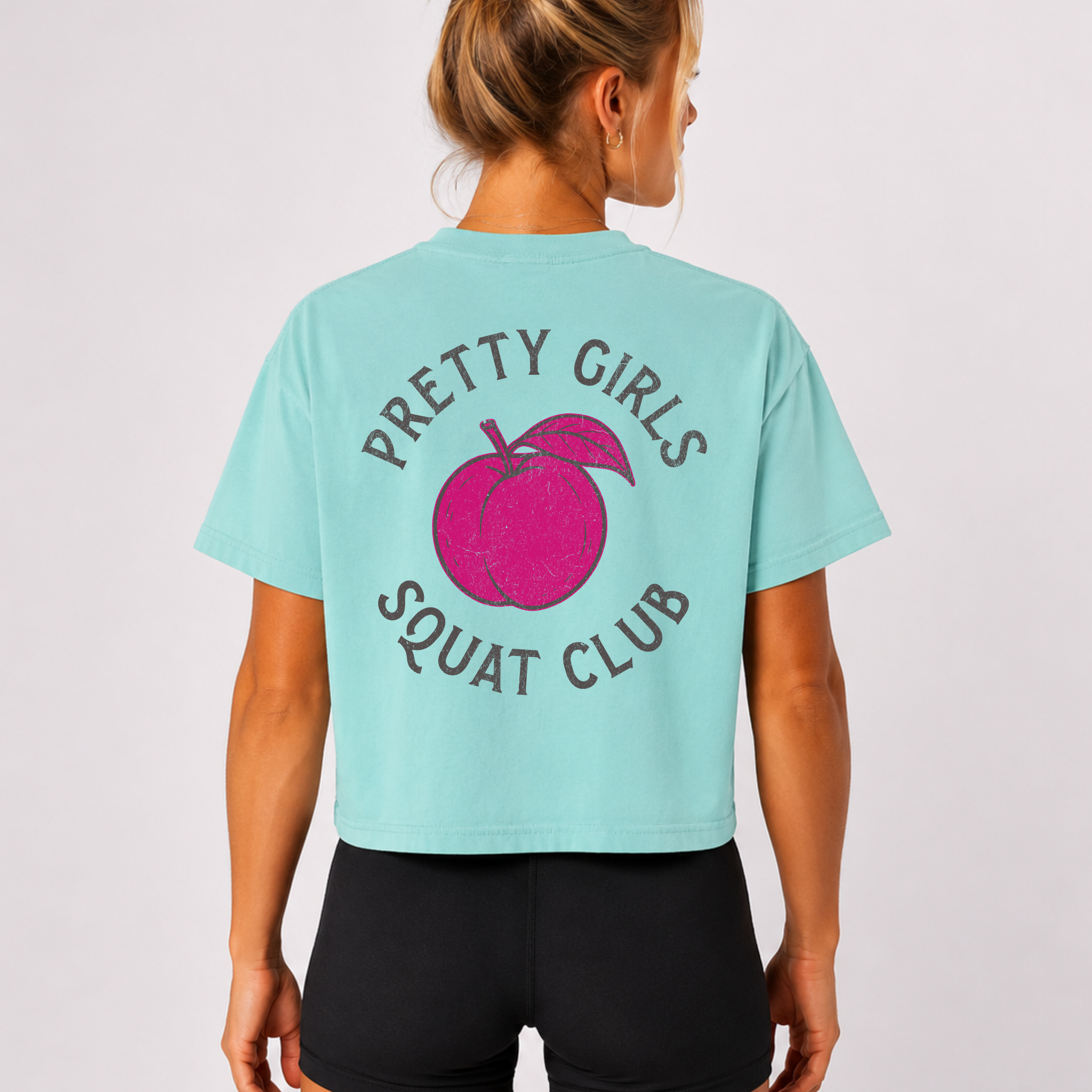 Moms Who Lift Heavy Stay Sane Boxy T-shirt | Fit Mom Workout Crop Top