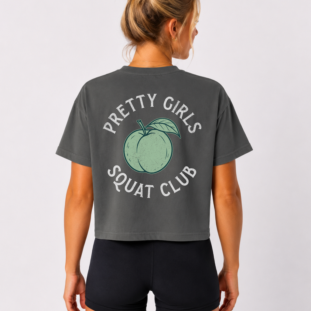 Moms Who Lift Heavy Stay Sane Boxy T-shirt | Fit Mom Workout Crop Top