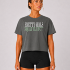 I Heart Chalk Boxy T-shirt | Crossfit Humor Women's Crop Top
