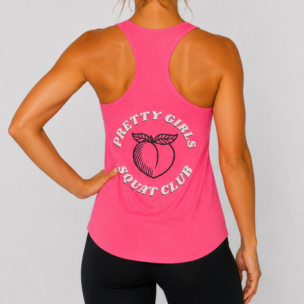My Workout Routine Fitness Racerback Tank