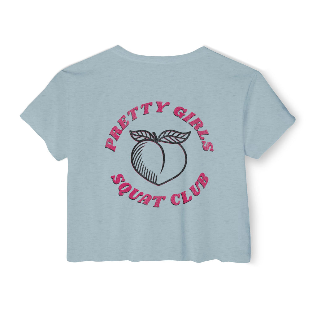 This Shirt Is Only for the Warm-up Crop T-shirt | Funny Women's Crossfit Gym T-shirt