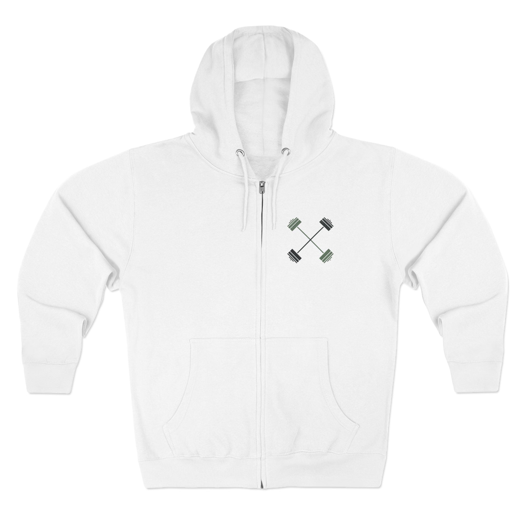 Do Hard Things Then Lift Heavier Zip-Up Hoodie | Gym Motivation Sweatshirt