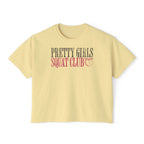 Retired Les Mills Athlete Boxy Tee | Women's Workout Humor Crop Top