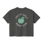 This Shirt Is Only For The Warm-Up Boxy T-shirt | Crossfit Workout Crop Top