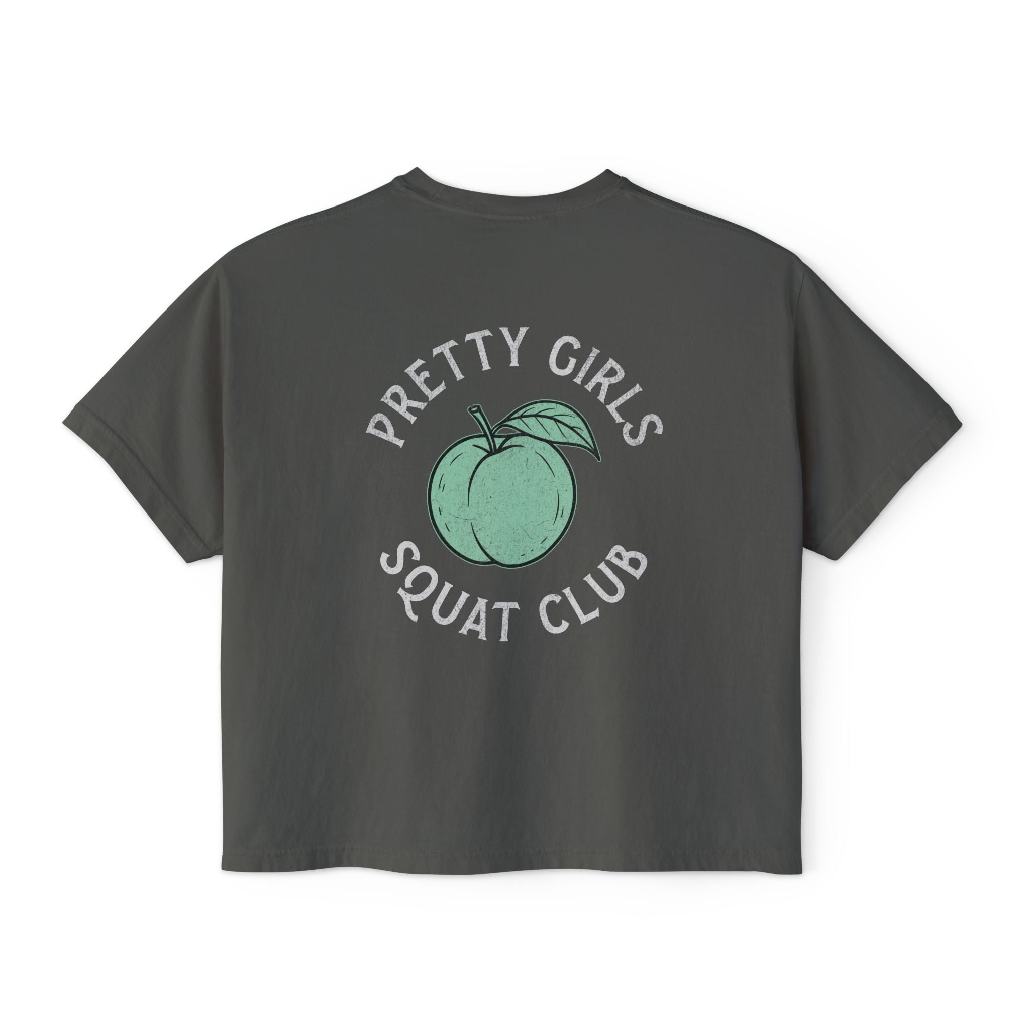 This Shirt Is Only For The Warm-Up Boxy Tee | Crossfit Workout Crop Top