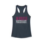 Do What Is Necessary Workout Tank Top | Women's Gym Motivation Racerback Top