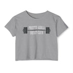 I Heart Squats Crop Top | Women's Weightlifting Workout Shirt