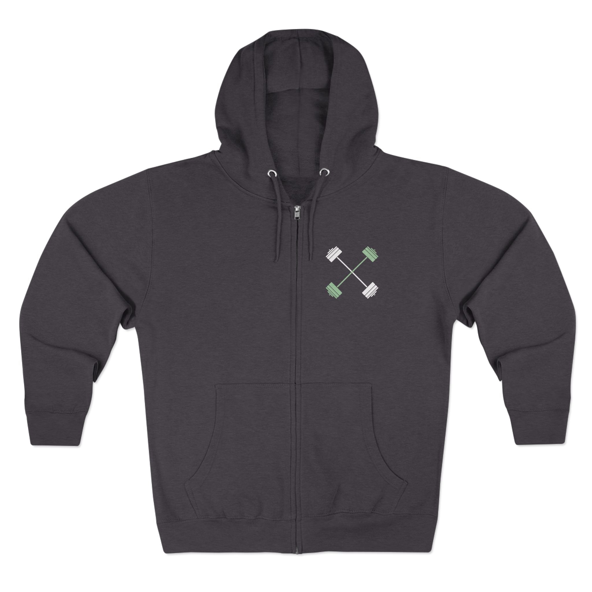 Do Hard Things Then Lift Heavier Zip-Up Hoodie | Gym Motivation Sweatshirt