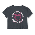 This Shirt Is Only for the Warm-up Crop T-shirt | Funny Women's Crossfit Gym T-shirt