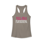Well Fed & Flourishing Racerback Tank | Women's Gym Humor Workout Top