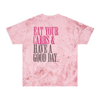 Eat Your Carbs & Have a Good Day T-shirt | Crossfit Humor Gym Tee