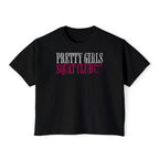 Lift Heavy Stuff Athlete Boxy Tee | Women's Gym Humor Crop Top