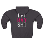 Lift Heavy Sht Zip Up Hoodie | Funny Women's Workout Sweatshirt