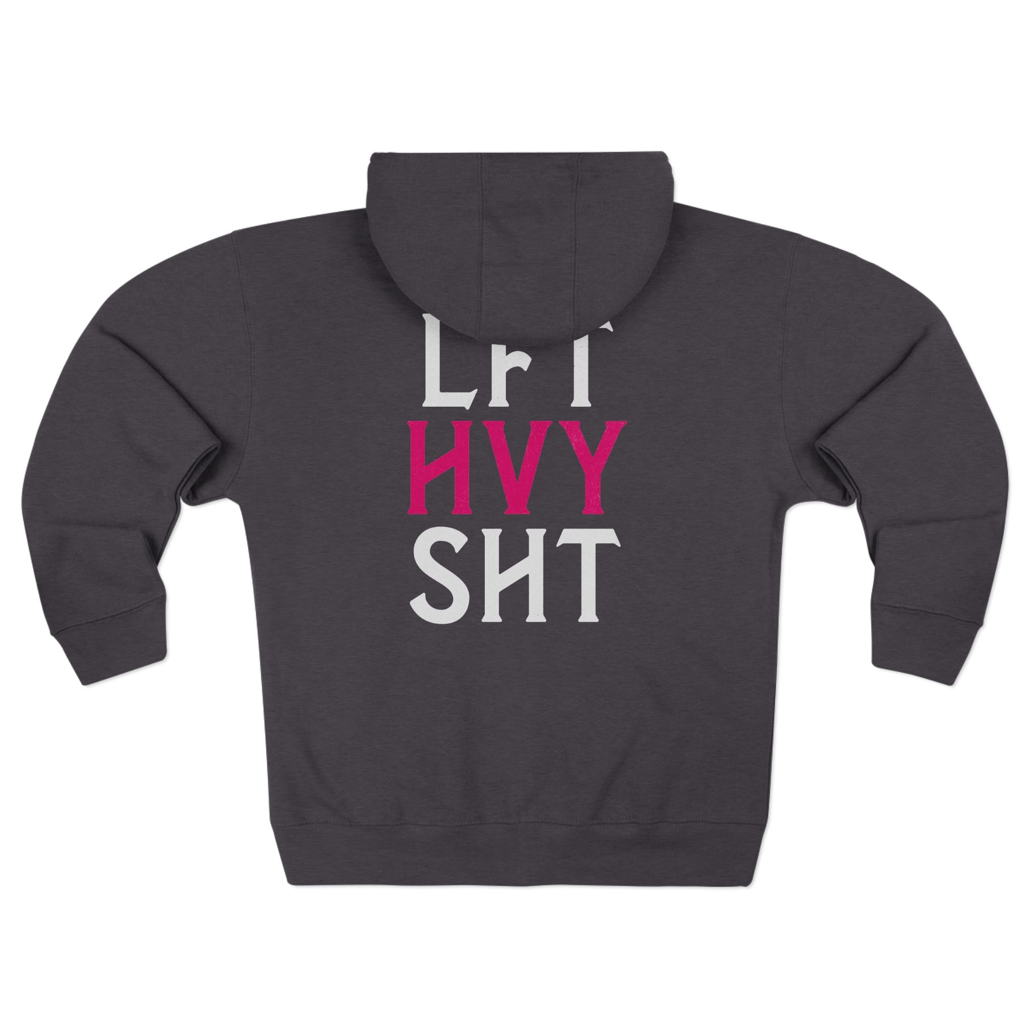 Lift Heavy Sht Zip Up Hoodie | Funny Women's Workout Sweatshirt