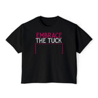 Embrace the Tuck Barre Crop Top | Funny Women's Workout Boxy Tee